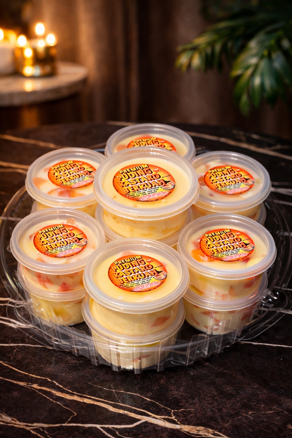 Tray Puding Kastard Berkuah Premium